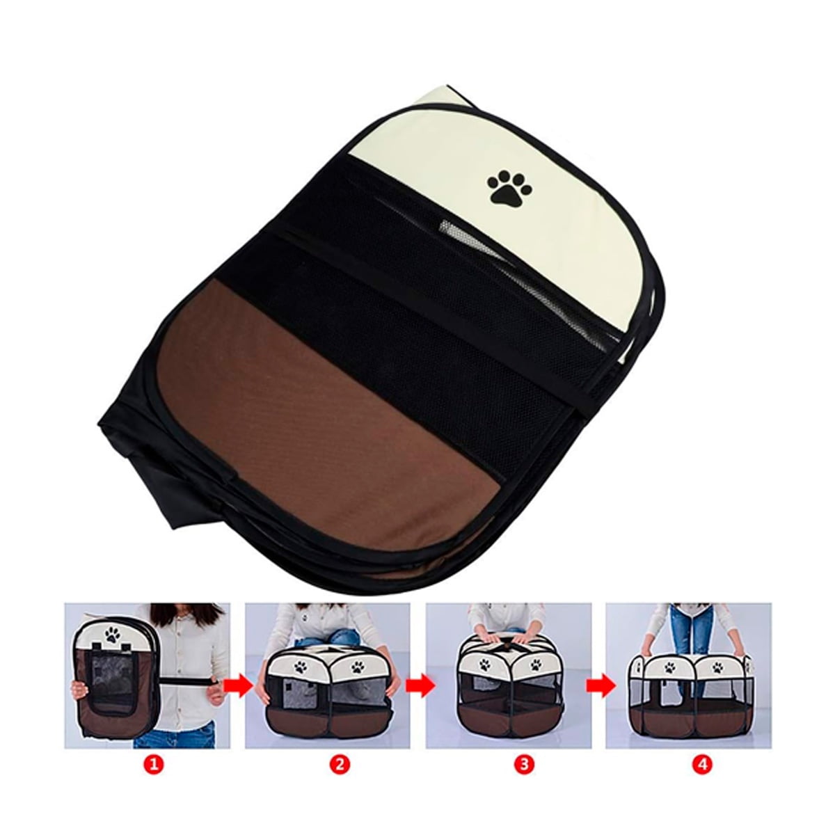 Genérico - Corral Nido Plegable Para Mascotas Casa Impermeable M - Rc1101m