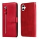 thumbnail image 1 of Funda con Cremallera para Samsung Galaxy A06, Carcasa Cartera de Cuero PU con Soporte y Tarjetero, 1 of 6