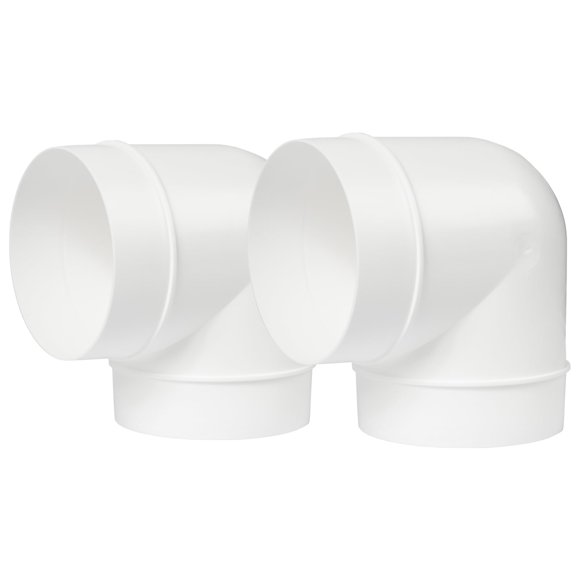Conector de codo para ducto Repa Market, paquete de 2, 90°, 10 cm
