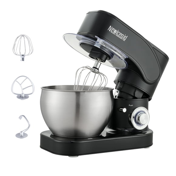 Batidora de pie Newiceaid 7.4QT 6 velocidades negra