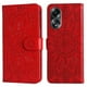 thumbnail image 1 of Funda tipo cartera FOXDOCK para OPPO A58 4G , diseño girasol en relieve, cuero PU, cierre magnético, soporte y tarjetero, 1 of 5