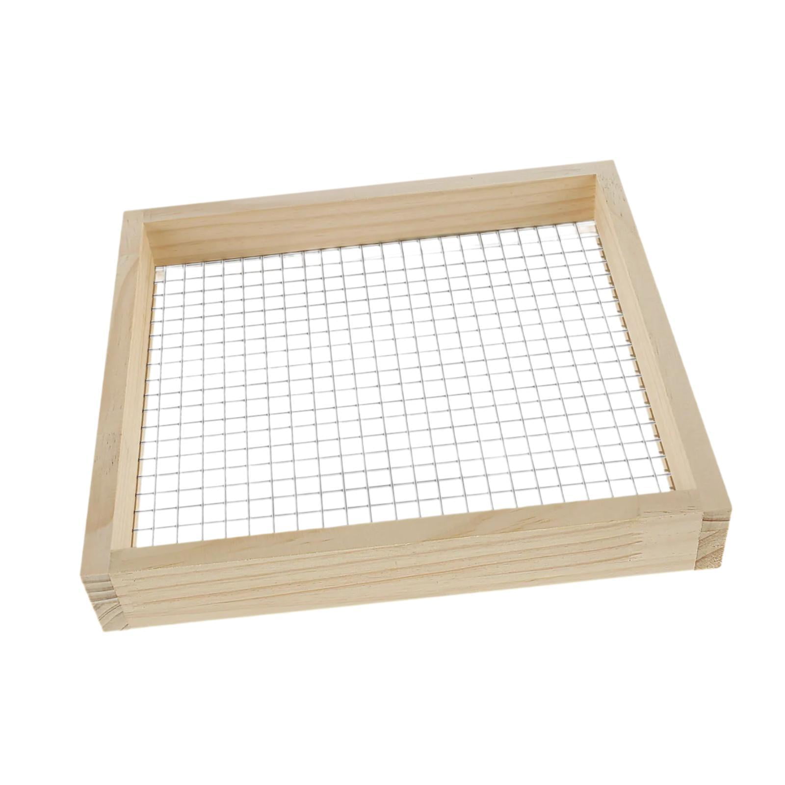 Ioensy - Tamiz De Suelo De Jardín Tamera De Jardín De Madera Para Tierra Y Maceta De Roca De Tierra Para Macetas Bonsai