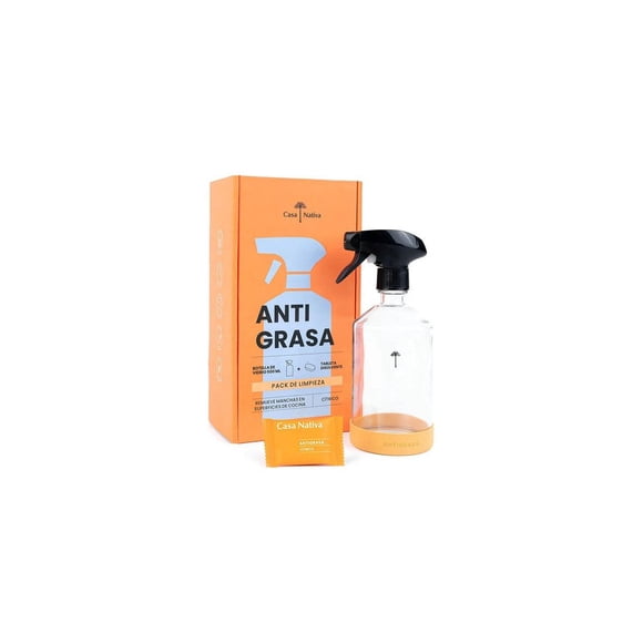 Limpiador Antigrasa 500ml Fragancia Citrica Ultra Concentrado Limpieza Efectiva Casa Nativa