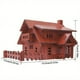 thumbnail image 1 of 3D Bamboo Wooden Small House Puzzle Jigsaw,Building Assembly Model,Architecture DIY House Villa Assembly Kit,Assembly Model Gift Decoration,Creative Puzzle Student Toys, 1 of 3