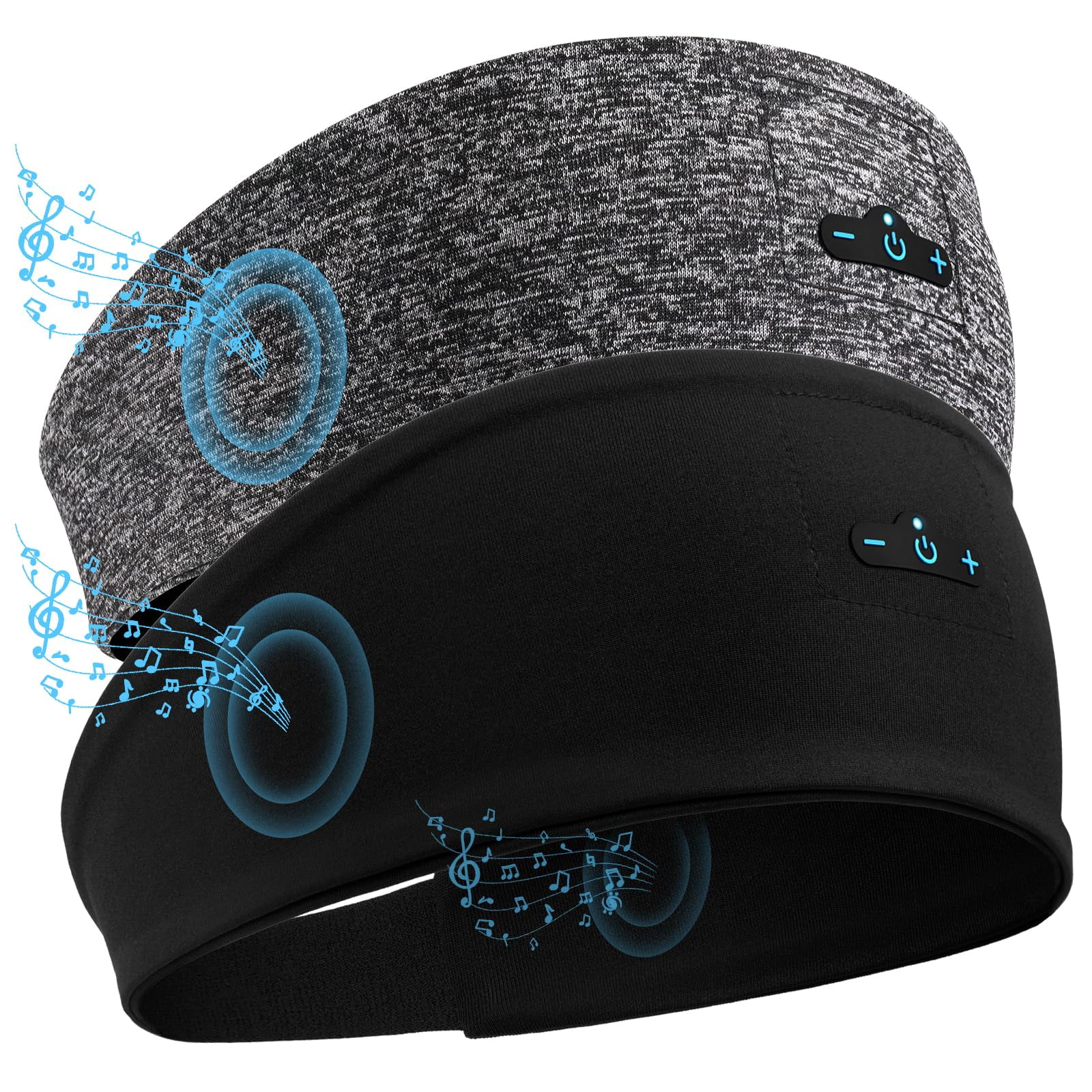 Auriculares Para Dormir Con Diadema Bluetooth Topiei, Paquete De 2 Unidades, 14 Horas De Reproducción