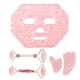 thumbnail image 1 of Natural Rose Quartz Gouache Scraper For Face Jade Roller Gua Sha Massage Face Roller Eye Sleeping Mask Anti Wrinkle Beauty Tools, 1 of 3