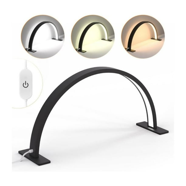 Lampara Luz Led Media Luna Para Escritorio Uñas Pestañas