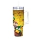 thumbnail image 2 of Migración Vaso aislado de acero inoxidable con asa, diseño temático, regalo para familia, amigos y fans; incluye pajita y encaja en el portavasos estándar, 40 oz, 2 of 6