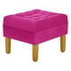 thumbnail image 4 of Sofa Retro 3c + 2 Pouf Felpa 01 Fucsia, 4 of 6