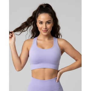 Flix Spa - Peto Sujetador Elasticado Mujer Espalda Detalle Estilo Deportivo