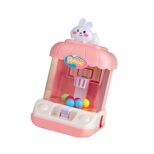 Mini juego de baloncesto juguete para juego de imitación para niños, Mini juguete Arcade máquina de juego de baloncesto portátil juguete familiar inte rosa