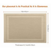 Genérico - Set 6 Individuales Impermeables Lavables