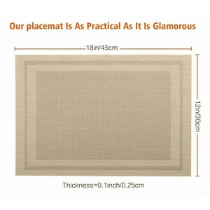 Genérico - Set 6 Individuales Impermeables Lavables