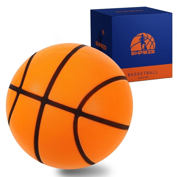 Balón de Baloncesto BHPWZB Tamaño 3 de Espuma Silencioso para Interior 18 cm