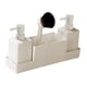 thumbnail image 3 of 4x Dispensador De Jabón De Cocina Con Soporte De Esponja Antideslizante Para Baño Hogar Fregadero Beige, 3 of 5