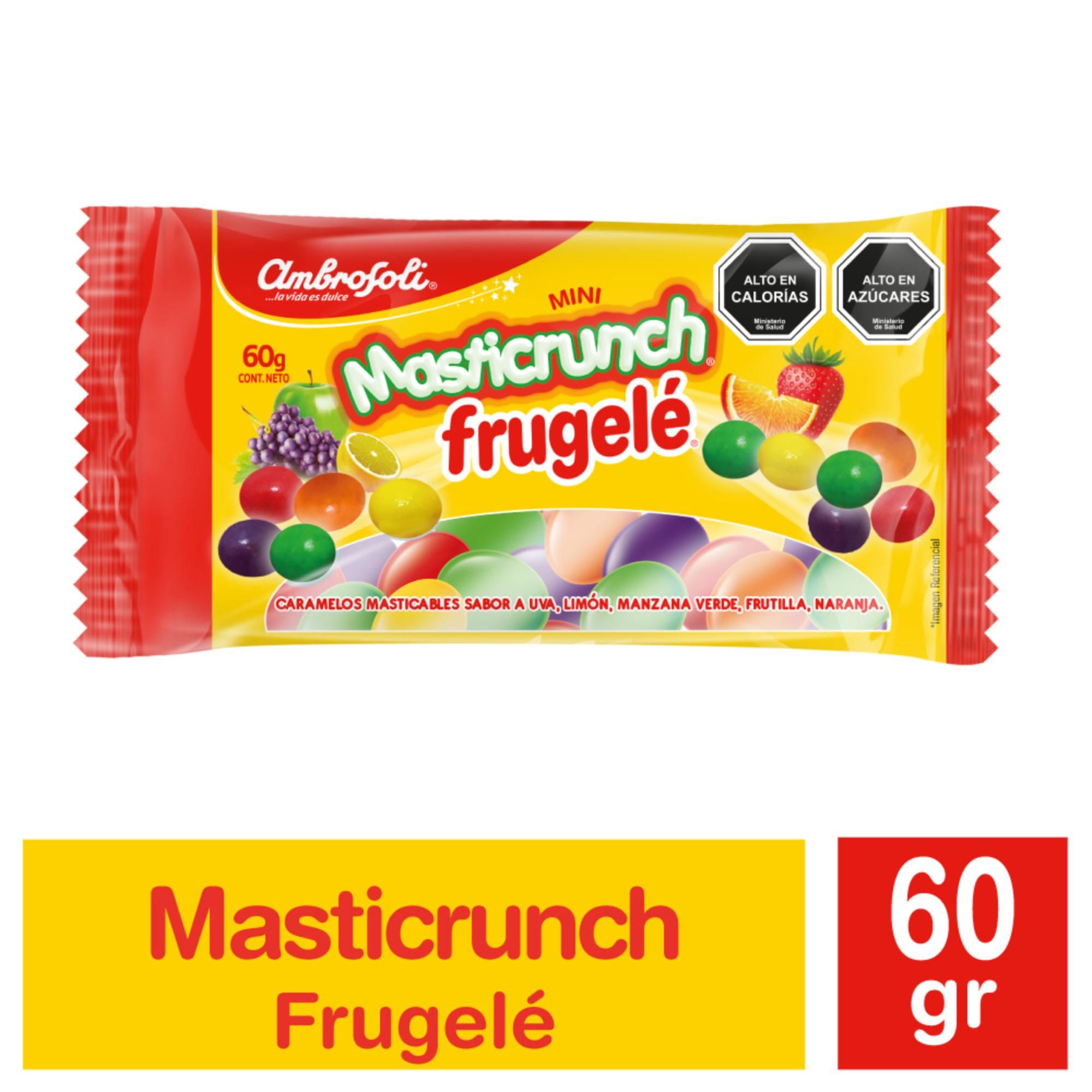 Caramelo Mini Masticrunch Frugelé 60 g Ambrosoli