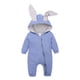 thumbnail image 1 of Algodón Big Ear Bunny Zipper Jumpsuit Trajes Ropa De Escalada Azul 80, 1 of 5