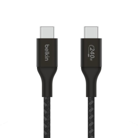 Cable Usb-C A Usb-C 240W De 2.0 Mt Trenzado Belkin Negro