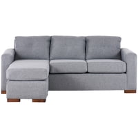 Muebles América - Seccional Multiposiciones Tela Gris