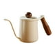 thumbnail image 3 of Vierta Sobre La Tetera De Café Calentamiento Rápido Para Agua Hirviendo Cafetera De Cocina 350 Ml Blanco, 3 of 3