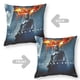 thumbnail image 2 of El Caballero Oscuro Fundas de almohada de terciopelo con tema, regalos de funda de almohada, decoración para el hogar, cojín de lanzar, regalo de cumpleaños para fans y parejas.40*40cm., 2 of 6