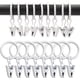 thumbnail image 1 of Anillos de cortina con clips WeeksEight, paquete de 100, blancos, 1 of 8