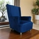 thumbnail image 3 of Poltrona Felpa Azul Marino, 3 of 3