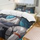 thumbnail image 1 of Charlotte Amande Bed Duvet Cover Funny Anime Cartoon Bedding Sets Lightweight 3 Piece Comforter Sets, 1 of 5