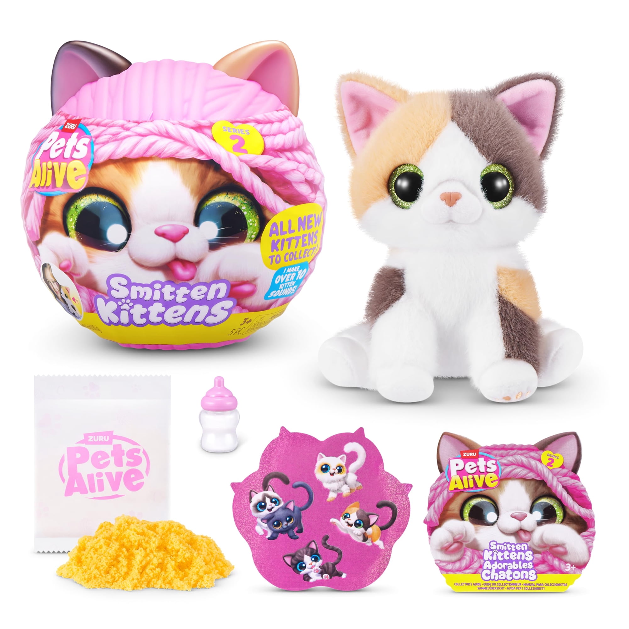 Peluche interactivo para gatos Pets Alive Smitten Kittens Serie 2