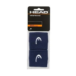 Muñequera Head 2.5'' Azul Marino X2 Tenis/Padel