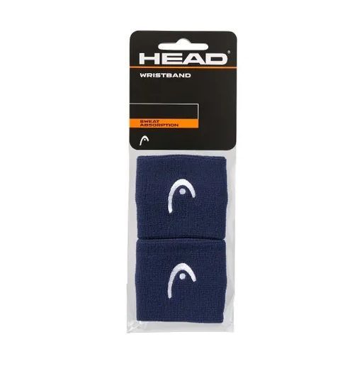 Muñequera Head 2.5'' Azul Marino X2 Tenis/Padel