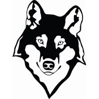 Rienda Libre Graphics - Decomural Wolf Head Wild Animals Ws-17686