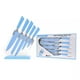 thumbnail image 3 of Set 5 Cuchillos De Ceramica Con Sostenedor Para Chef Azul, 3 of 5