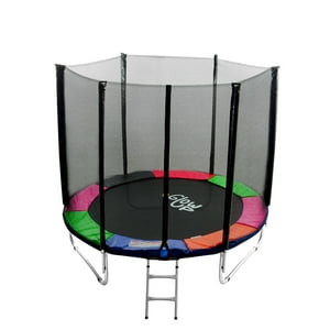 Glowup - Cama Elástica + Malla Y Escalera 6Ft