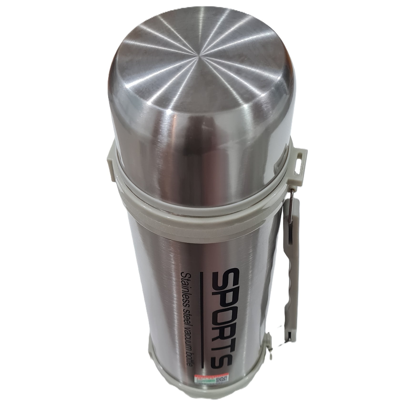 Sports - Termo Acero Plata 2 Litros 950 Grs Frio Caliente Para Liquidos