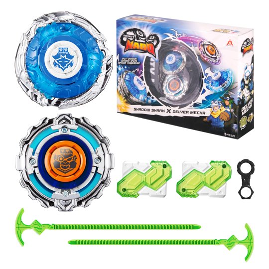 Set De 2 Trompos Giratorios Battling Toys Infinity Nado