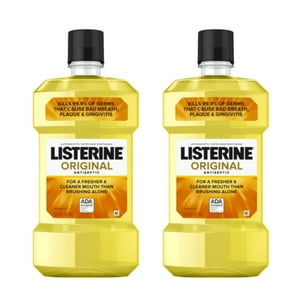 Enjuague Bucal Listerine Original, Antiséptico, 1 Litro, Paquete Doble