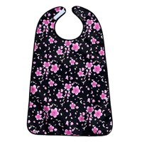 Magideal - Baberos Para Adultos Para Comer, Reutilizables, Impermeables, Lavables, Ajustables, Fáciles De Limpiar, Protector De Ropa De Protección, Para Ancianos Negro