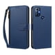 thumbnail image 1 of Funda Tipo Billetera para Motorola Moto G Play 2023 con Soporte y Bolsillo con Cierre Azul profundo, 1 of 1