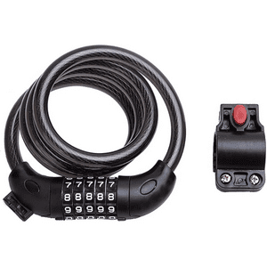 Crusec - Candado Bicicleta Clave Seguridad De Bloqueo Antirrobo 120Cm
