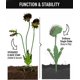 thumbnail image 5 of Estaca jardín planta carnívora caprichosa Venus atrapamoscas 63cm decoración césped, 5 of 8