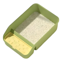 Genérico - Bandeja Sanitaria De Gatos Xxl Baño De Gatos Arenero Grande Violeta