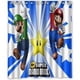 thumbnail image 1 of Cortina de ducha de dibujos animados de Super Mario Luigi, juego de cortina de baño con ganchos, tamaño 60 x 72 pulgadas, 1 of 3