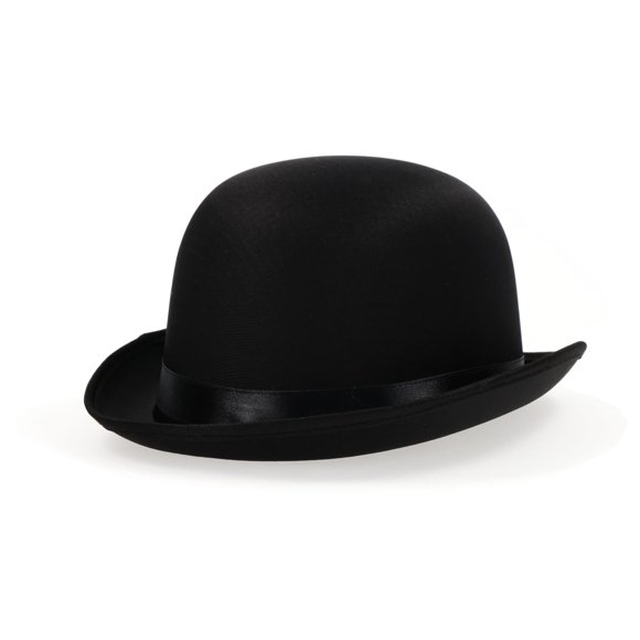 Sombrero Rubies Satin Derby para adulto, color negro