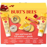 Set De Regalo Burt'S Bees Con Puntas Y Dedos De Los Pies Con 6 Tamaños De Viaje