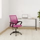 thumbnail image 2 of Silla De Oficina Con Soporte Lumbar Ergonómico De Malla Rosa, 2 of 9
