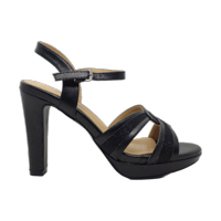 Sandalias De Fiesta Bonny Franco Negras | 384-0034 - Talla 39