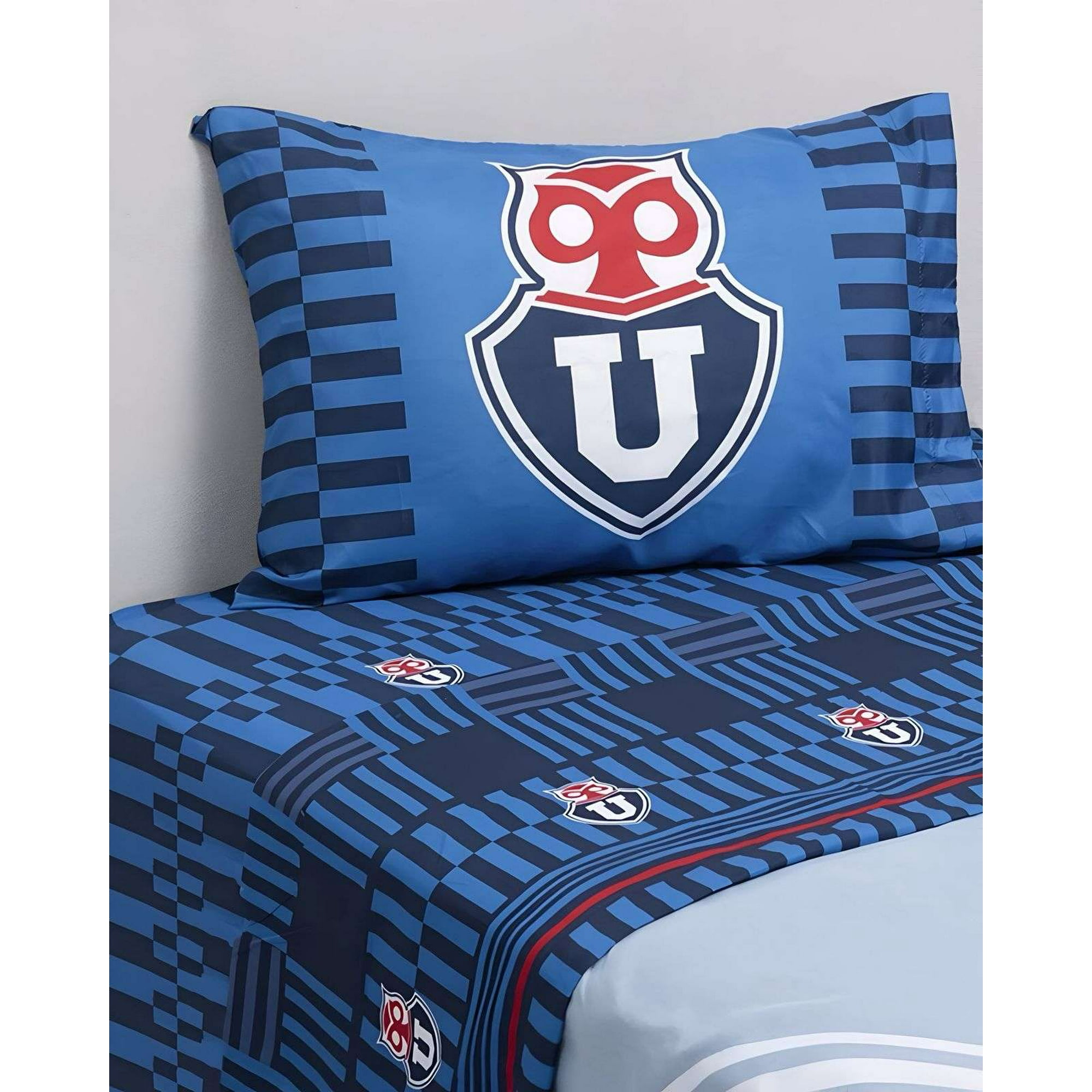 Juego Sábana Infantil Uchile Plaza Y Media Mashini