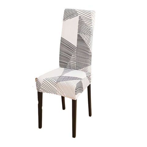 Genérico - Set De 6 Fundas De Silla Elasticadas Con Diseño Estampado F7