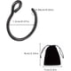 thumbnail image 2 of 12 aros falsos de acero inoxidable para la nariz, de 8 mm, para el tabique nasal, para el labio, con bolsa de terciopelo para hombres y mujeres., 2 of 7